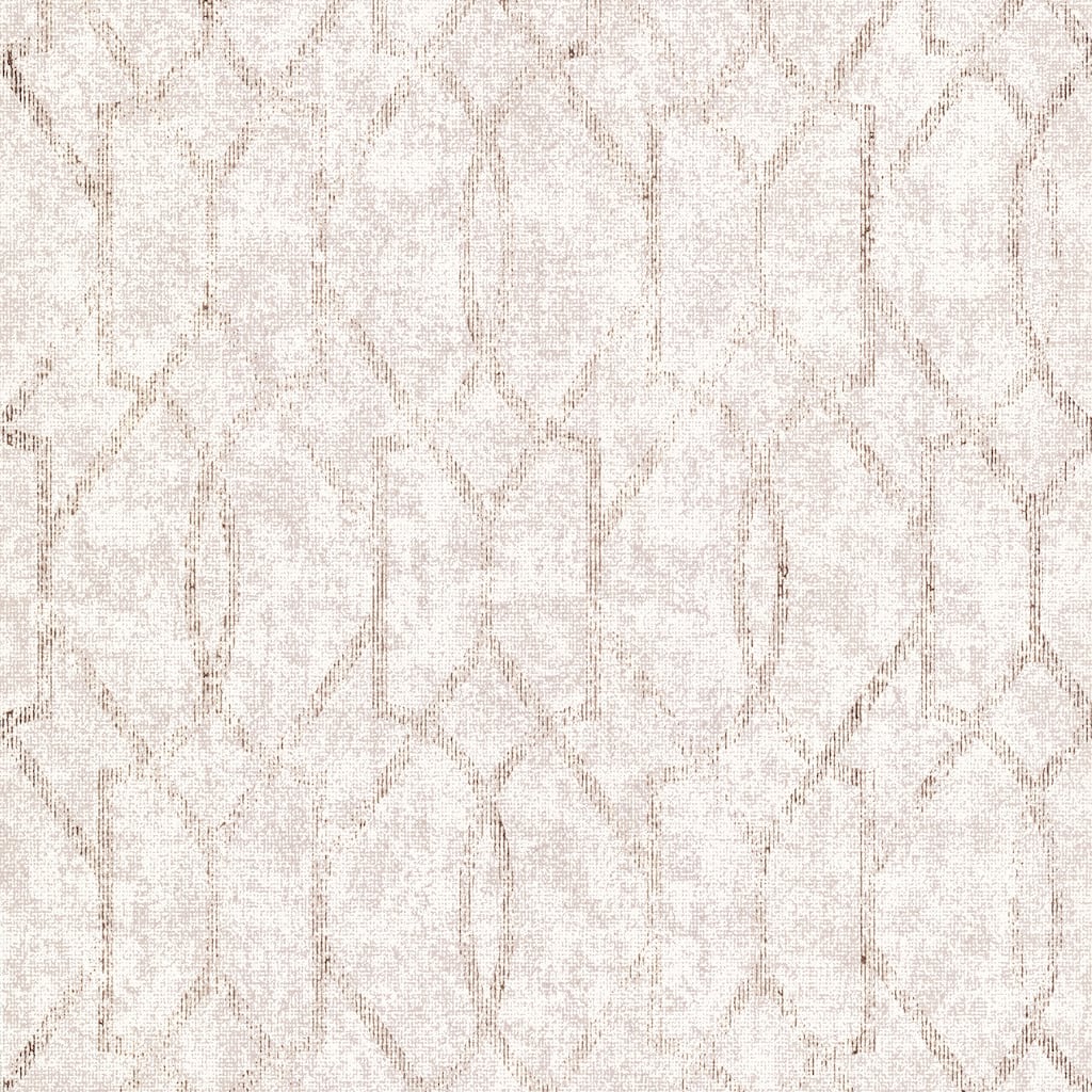 A-Street Prints Ziva Rose Gold Trellis Wallpaper