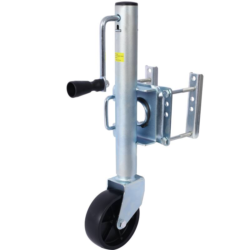 Trailer Jack, Boat Trailer Jack 32.8 in, Bolt-on Trailer Tongue Jack Weight Capacity 1000 lb, with PP Wheels and Handle