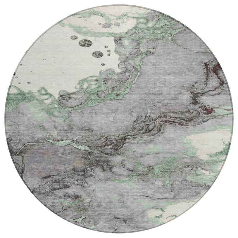 HomeRoots Abstract Transitional Rectangle Outdoor Rug