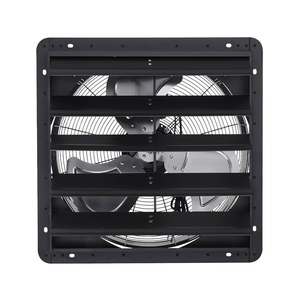 20 inch Shutter Exhaust Fan, Attic Vent Fan with Smart Programming Variable Speed Temperature Control, 2900 CFM, EC Motor