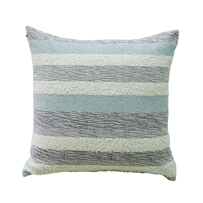 Linden Street Handwoven Textured Stripe Decorative Pillow 20X20