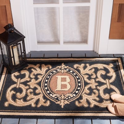 SAFAVIEH Handmade Monogram Bruneta Casual Rug