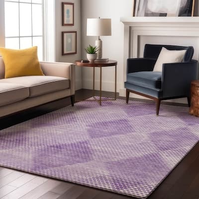 Premium Washable Super Soft Modern Diamonds Mayfield Rug