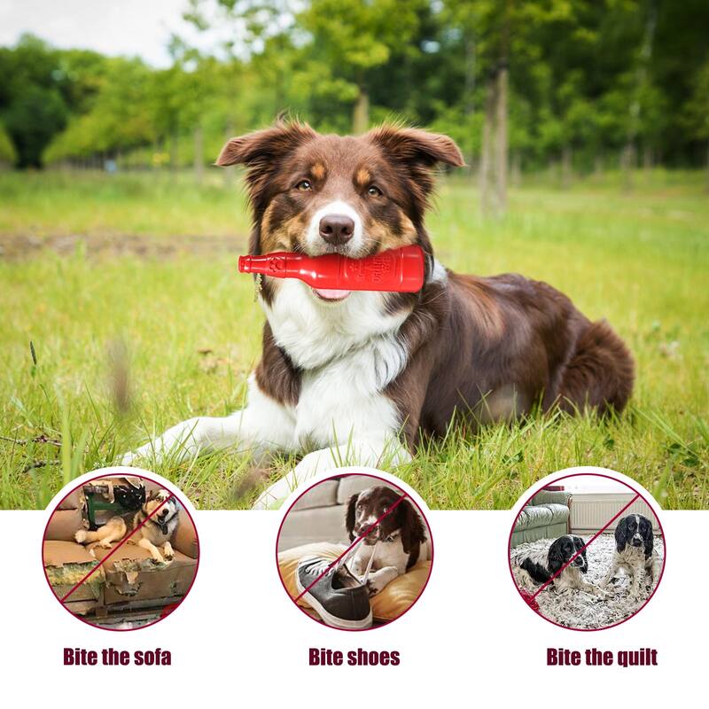 VECELA Dog Chew Toy Medium Dogs, Interactive Toys for Dogs Training Dental Care Dog Toys, Beer Bottle Design