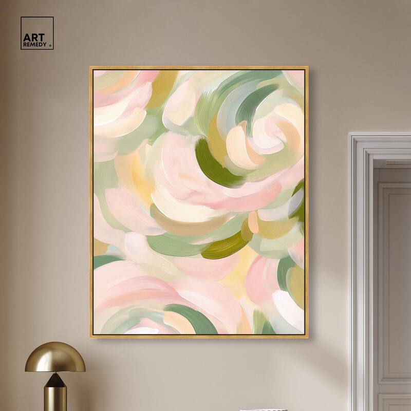 Brushstroke I Canvas by Art Remedy