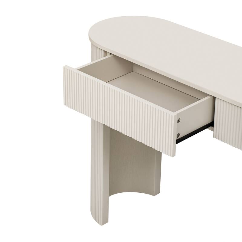 Console Table with sturdy legs and 2 Drawers