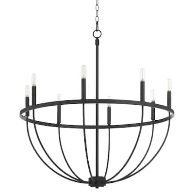 Quorum International 6374-8 Tribute 8 Light 32" Wide Ring Chandelier