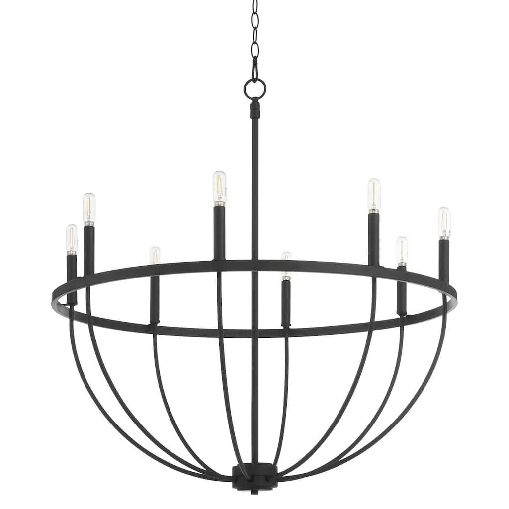 Quorum International 6374-8 Tribute 8 Light 32" Wide Ring Chandelier