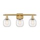 preview thumbnail 20 of 19, Innovations Lighting Belfast 3 Light 26" Bath Vanity Light Satin Gold