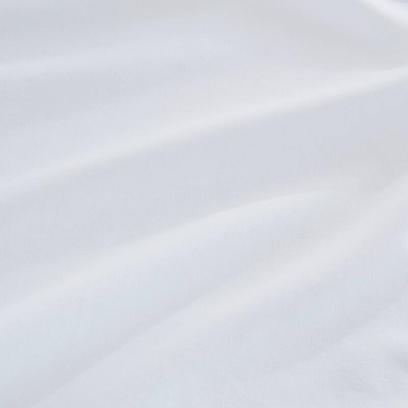 Martha Stewart Simple Scallop Cotton Duvet Cover Set