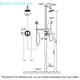 preview thumbnail 19 of 17, Pressure Balanced Complete Shower System with Rough-in Valve