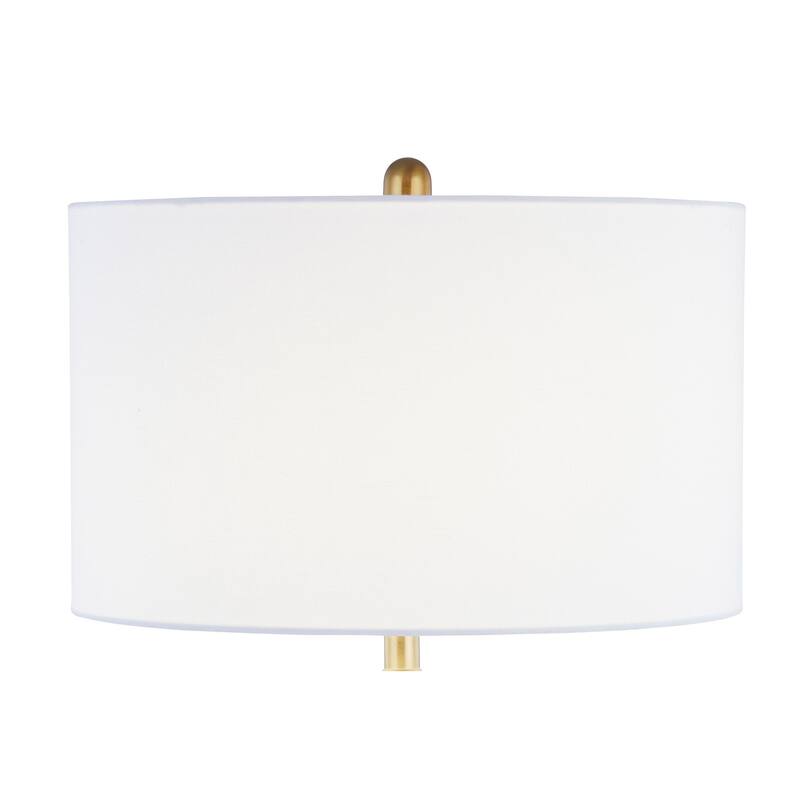 Holmes 26" Table Lamp with Linen Shade, White