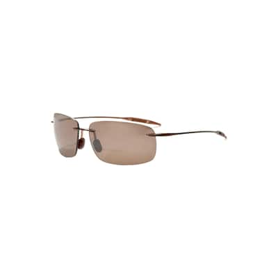 Maui Jim Men's Breakwall 64 mm Brown Sunglasses MJ0422S-007