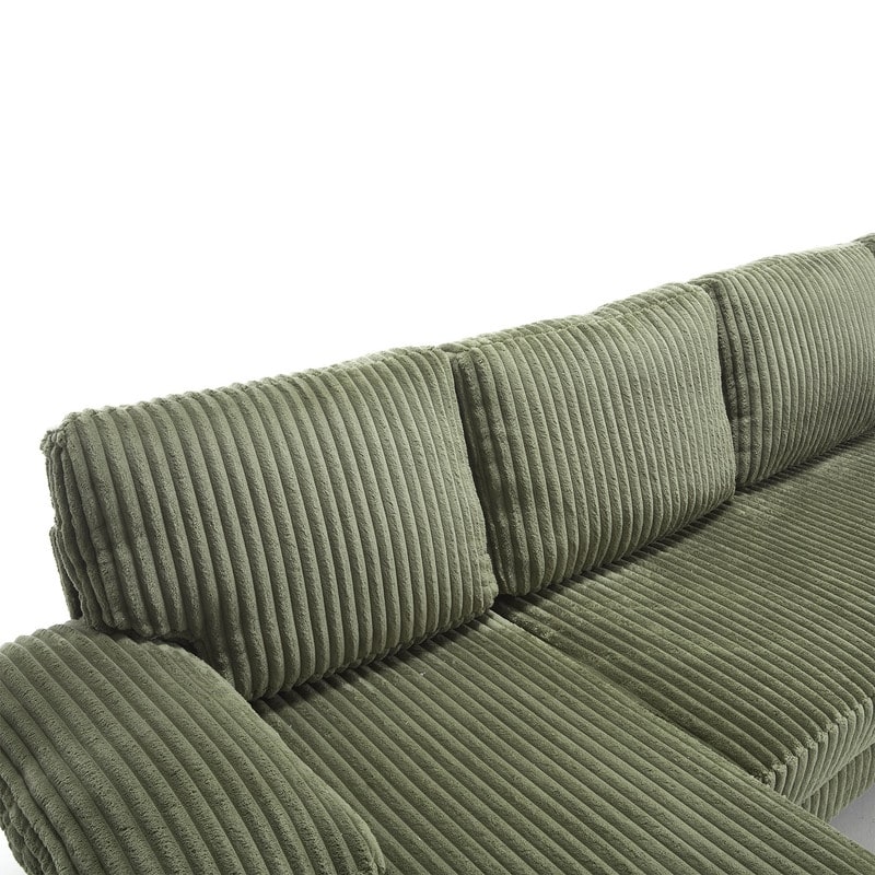4-Seat U-Shaped Sectional Sofa with Double Chaise