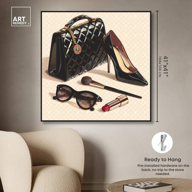 Simple Glam Collection Canvas by Art Remedy