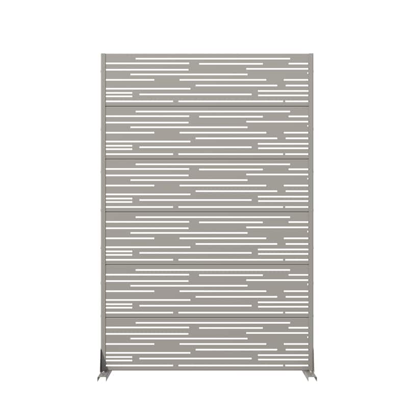 Shine Metal Privacy Screen Panel Free Standing
