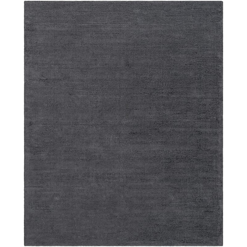 Livabliss Mystique Casual Solid Area Rug - Charcoal - 7' 6" x 9' 6"