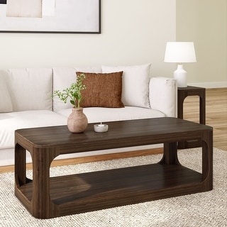 Forma Rectangular Coffee Table with Shelf - 54 inches - 54"