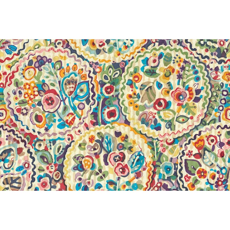 Caroline et Bettina Multi Camille Peel & Stick Wallpaper