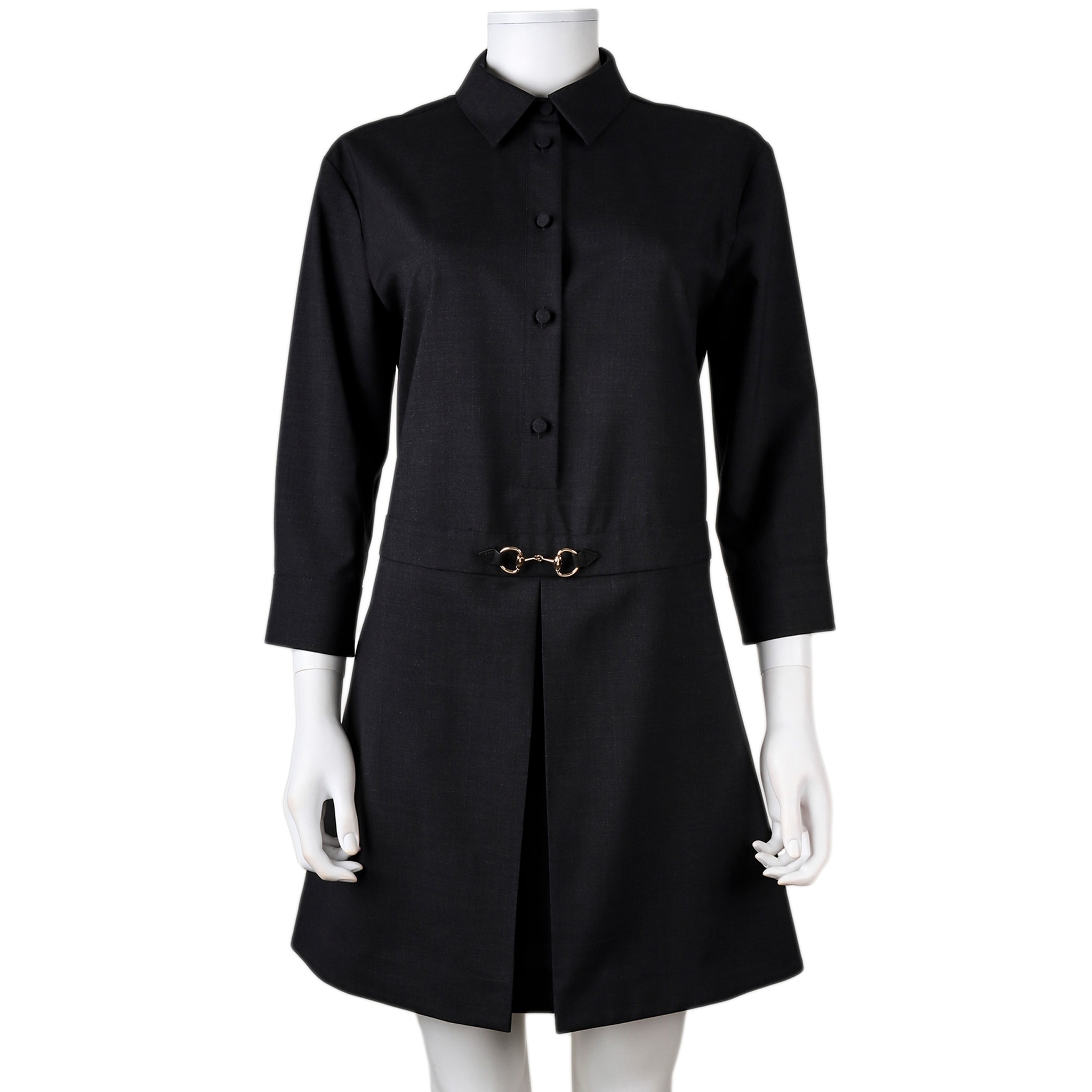 Gucci Wool Dress with Horsebit