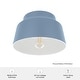 preview thumbnail 5 of 10, Hunter Cranbrook 1-Light Flush Mount Ceiling Light - Bathroom, Office, Hall, Kitchen - Mid-Century Modern - Damp Rated!