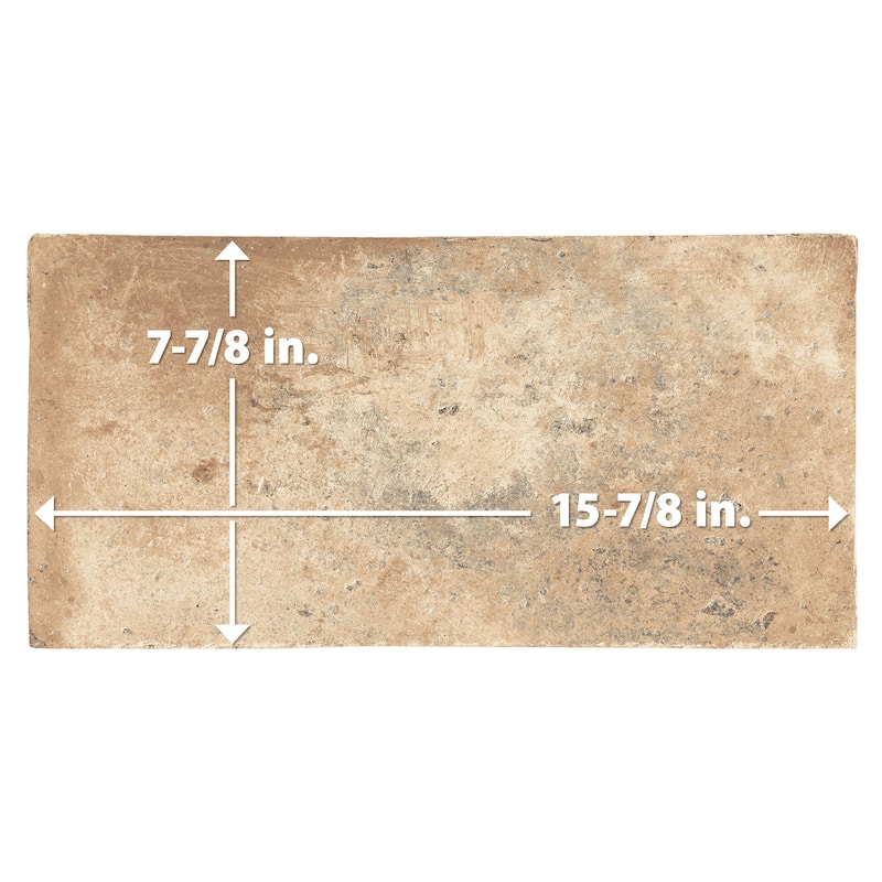 Merola Tile Toscana San Gimigniano 7-7/8" x 15-7/8" Porcelain Floor and Wall Tile