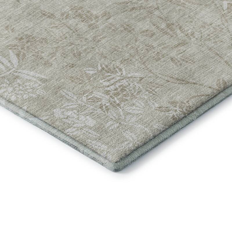 Premium Washable Super Soft Floral Imprints Mayfield Rug