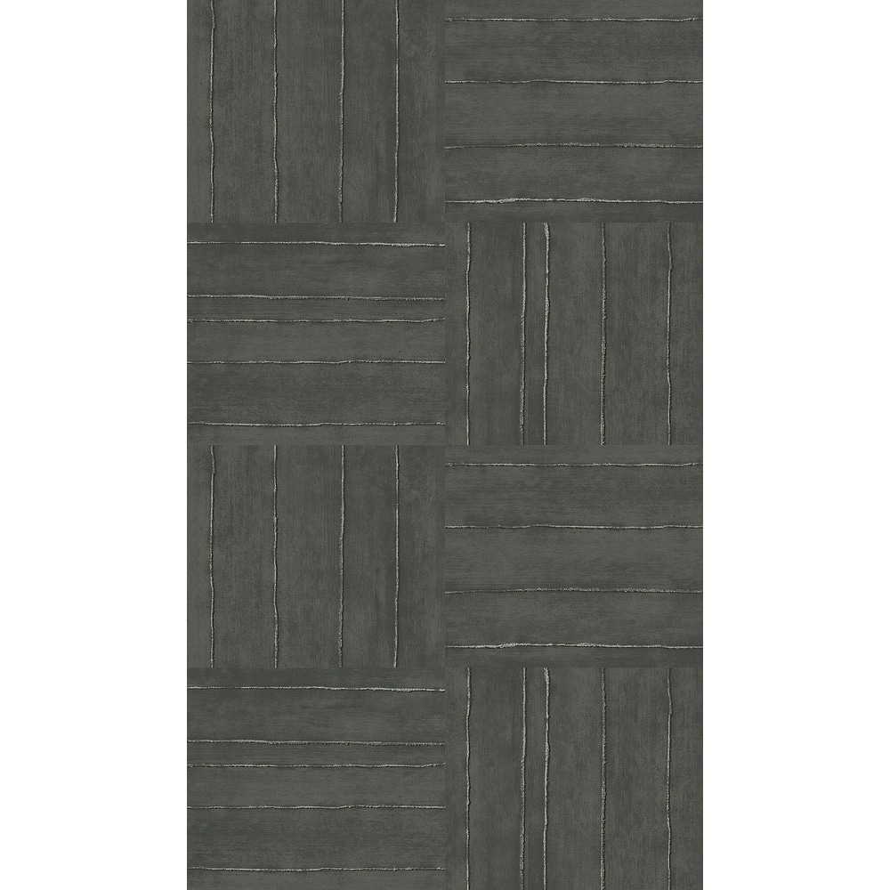 Seabrook Designs Plaza Geometric Non-Woven Unpasted Wallpaper