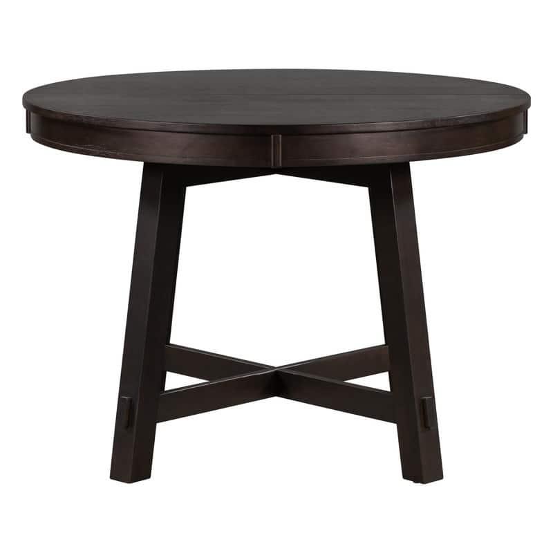 GEITIN Farmhouse Round Extendable Dining Table