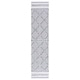 preview thumbnail 56 of 64, SAFAVIEH Augustine Russanka Rustic Trellis Fringe Rug 2' x 9' Runner - Grey/Ivory - Runner