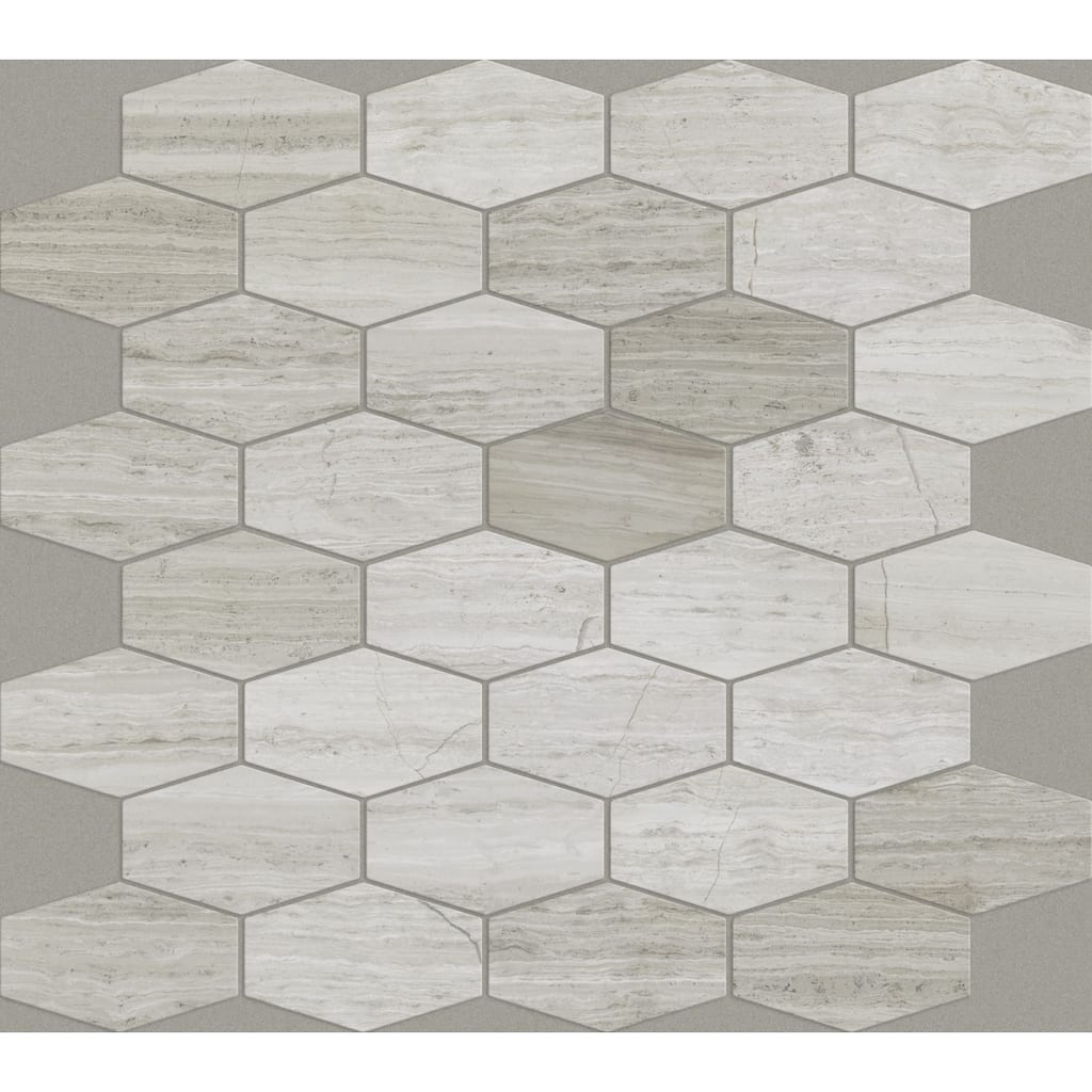 Shaw Chateau Stretch Hex Mosaic - 11-13/16" x 12-3/16" Hexagon