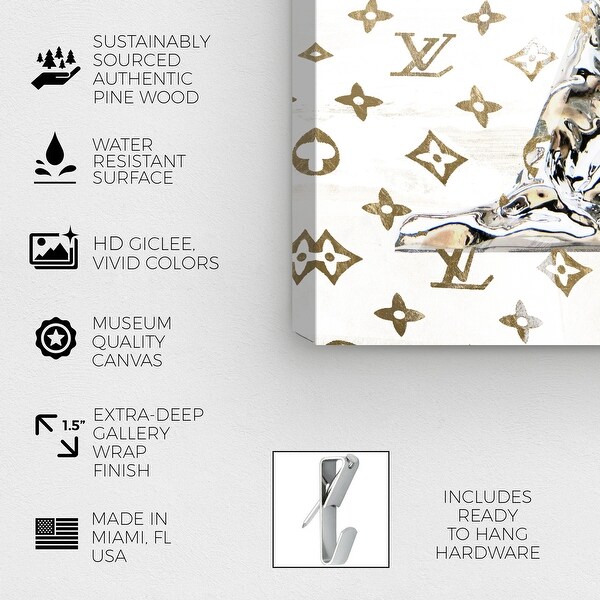 Oliver Gal 102x102cm キャンバス Paris Statement Oliver Gal Fashion and Glam Wall Art Canvas Prints 'Paris