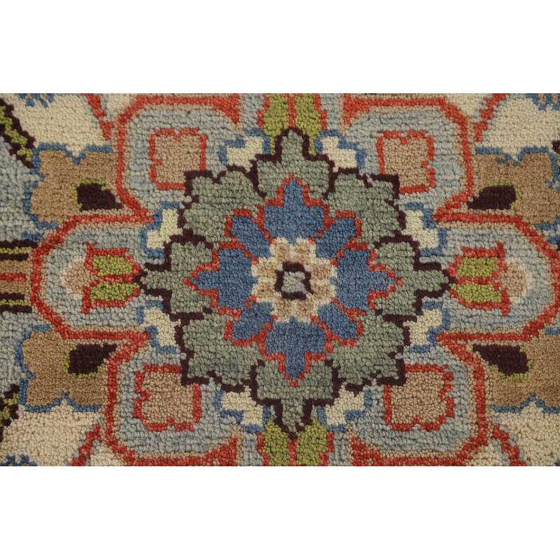 Traditional Heriz Serapi Oriental Area Rug Handmade Wool Carpet - 8'11" x 11'10"