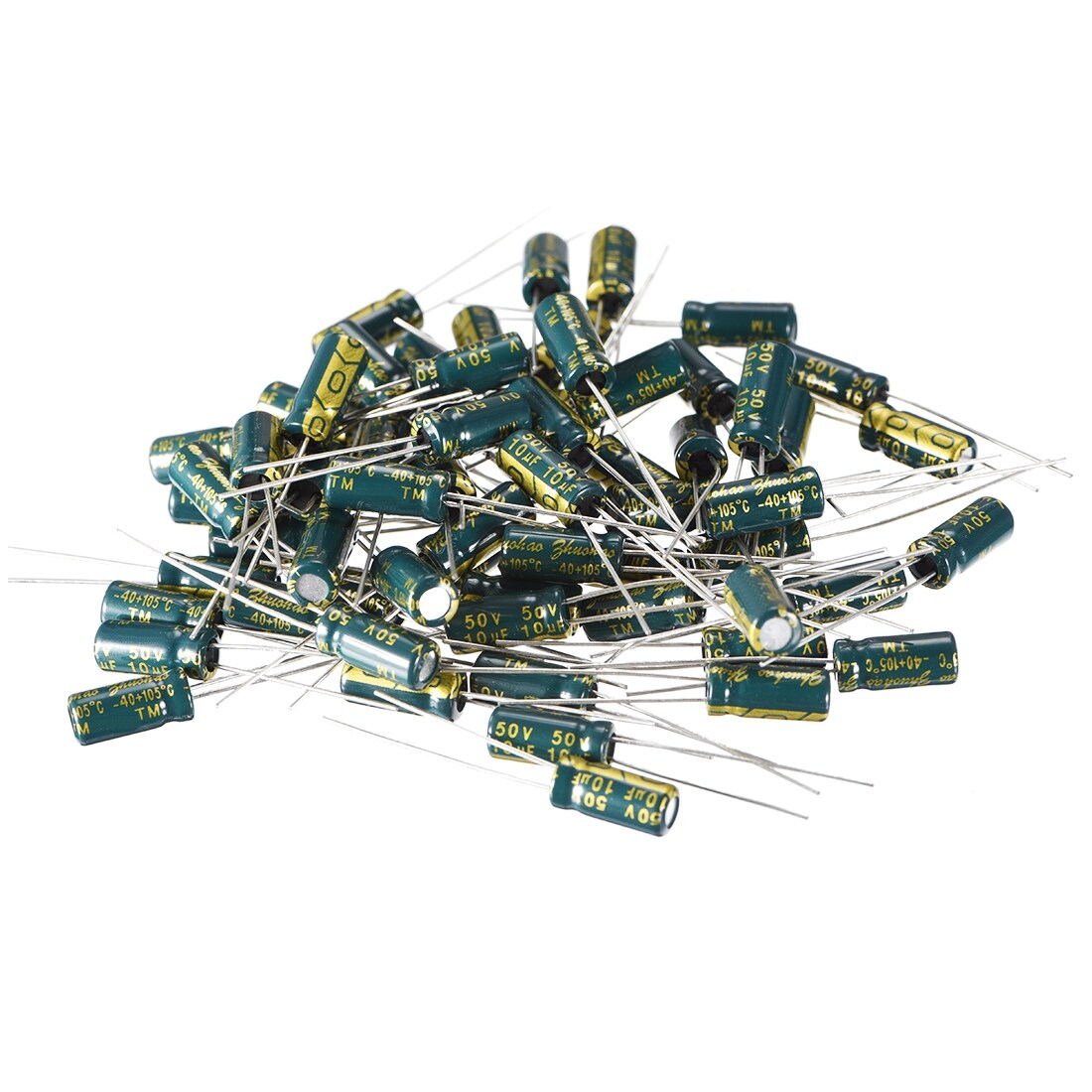 100 PCS 10uF//50V Radial Electrolytic Capacitors 5X11MM 50V 10uF 105°C