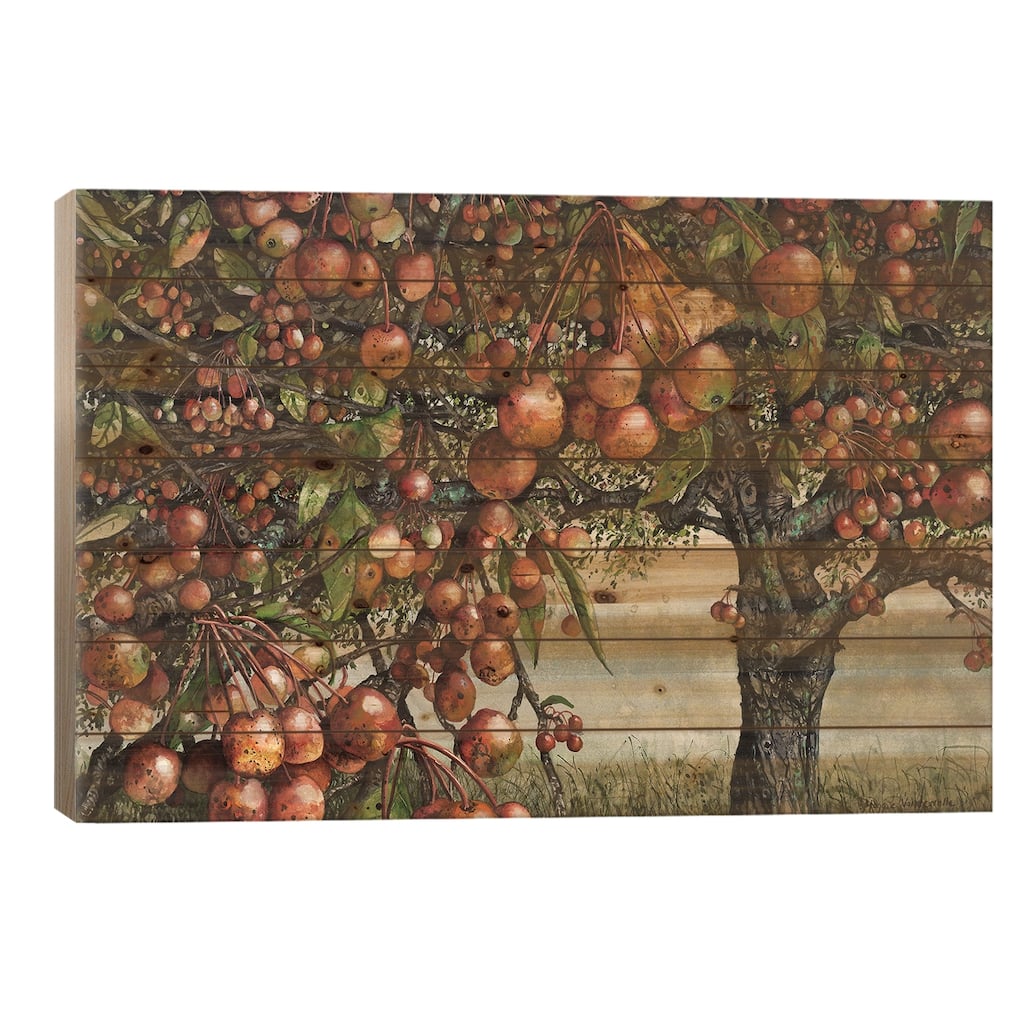 A Preponderance Of Pips Print On Wood by Maggie Vandewalle - Multi-Color