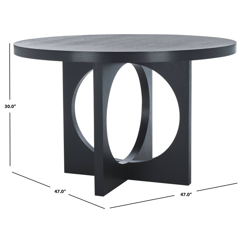 Feliciabella 47-inch Dining Table - 47Wx47Dx30H - Black