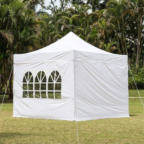slide 1 of 16, 3m x 3m Heavy Duty Outdoor Gazebo Canopy Tent with Sidewalls
