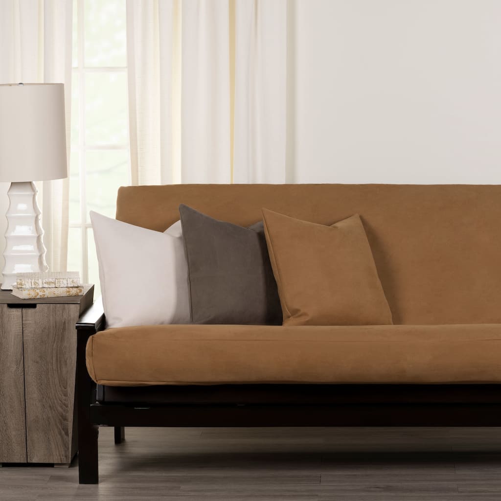 Longhorn Suede-Style Designer Throw Pillow