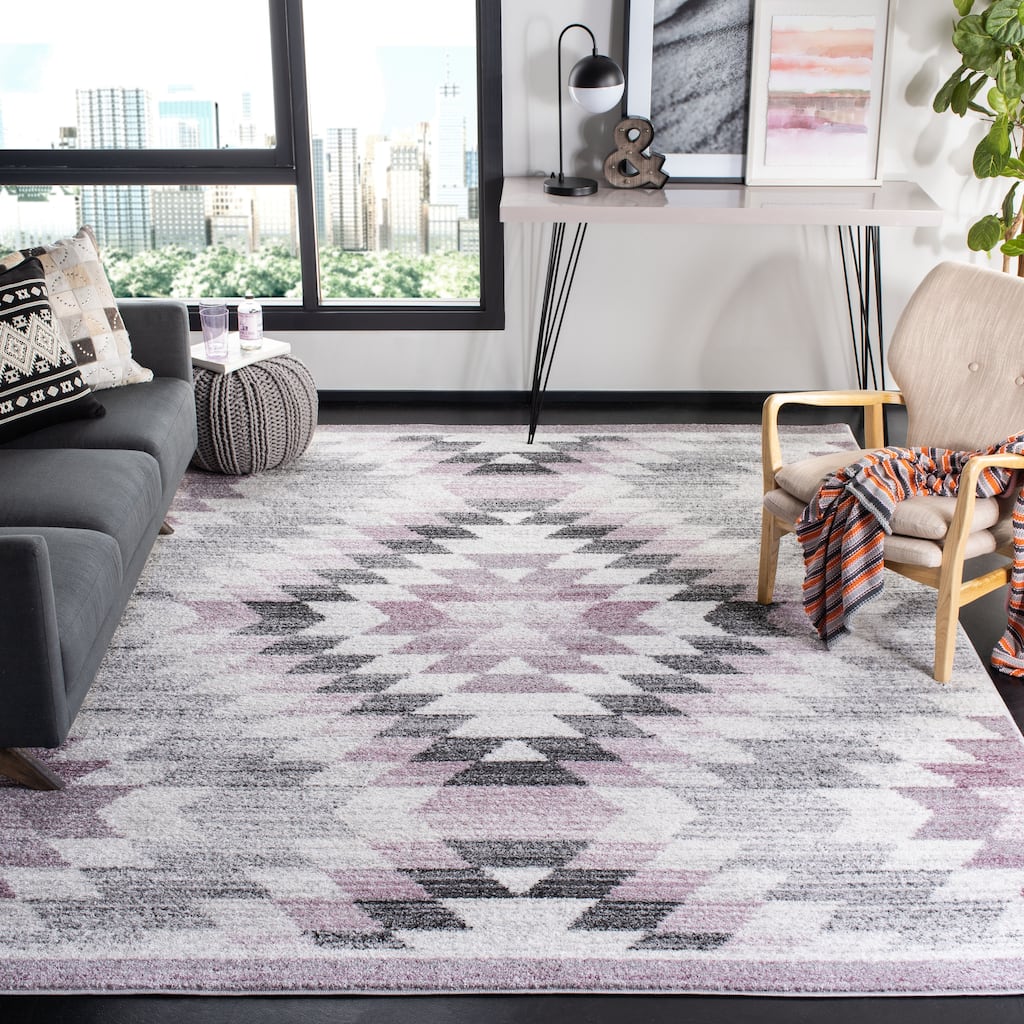 SAFAVIEH Adirondack Gjylferije Rustic Boho Tribal Rug