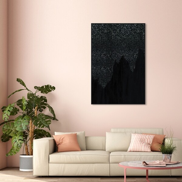 Oliver Gal 'Glitter Night of Stars' Nature and Landscape Wall Art