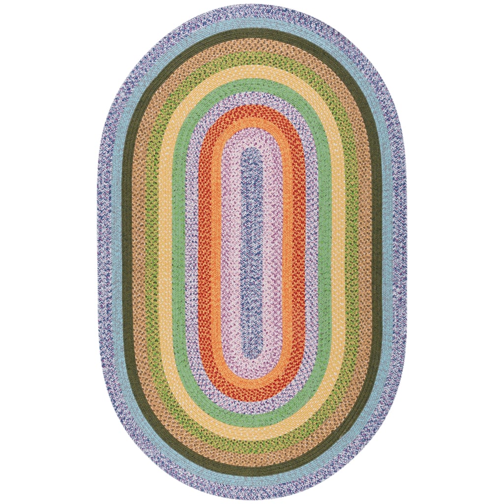 SAFAVIEH Handmade Braided Stacee Machine Washable Country Rug
