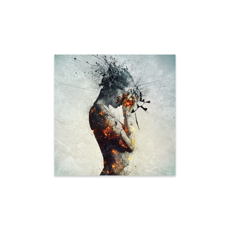 Deliberation Print On Acrylic Glass by Mario Sanchez Nevado - 24x24x0.25
