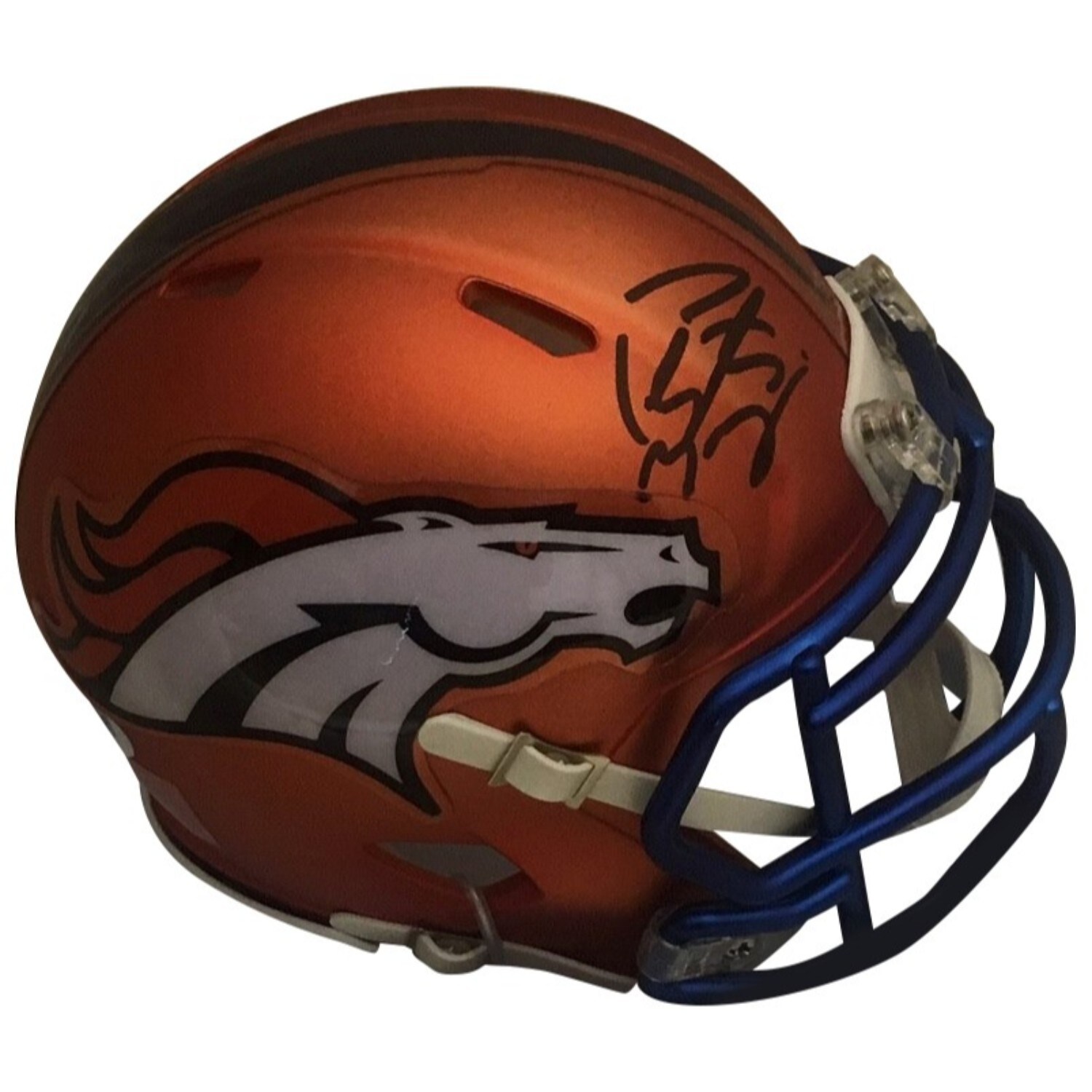 Shop Peyton Manning Autographed Denver Broncos Signed Blaze