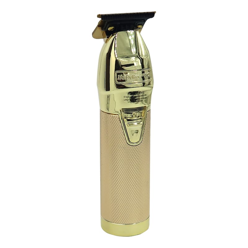 BaByliss Pro GOLDFX+ Lithium Outlining Trimmer Gold FX787NG + Babyliss Pro Foil FX02 FXFS2G Cord / Cordless Double Foil Shaver