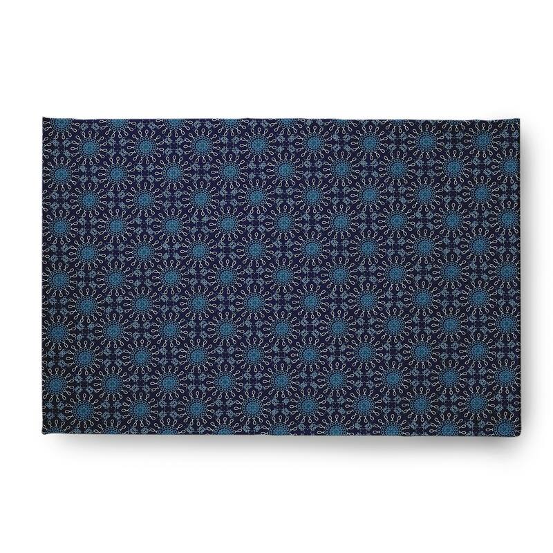 Sun Tile Rug - Spring Navy - 3' x 5'