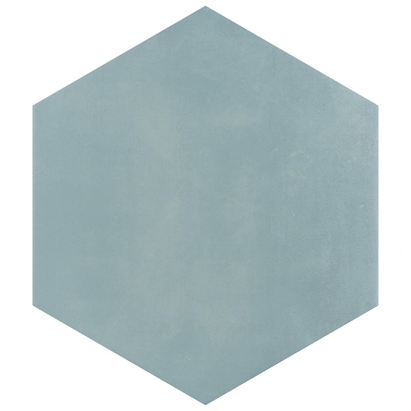 Merola Tile Horizon Hex Aguamarina 7-3/4" x 9" Porcelain Floor and Wall Tile