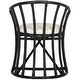 preview thumbnail 3 of 9, SAFAVIEH Bates Rattan Accent Chair - 25"W x 22"D x 31"H