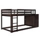 preview thumbnail 14 of 25, Twin over Twin Solid Wood Bunk Bed with Built-In Storage Drawers and Shelves
