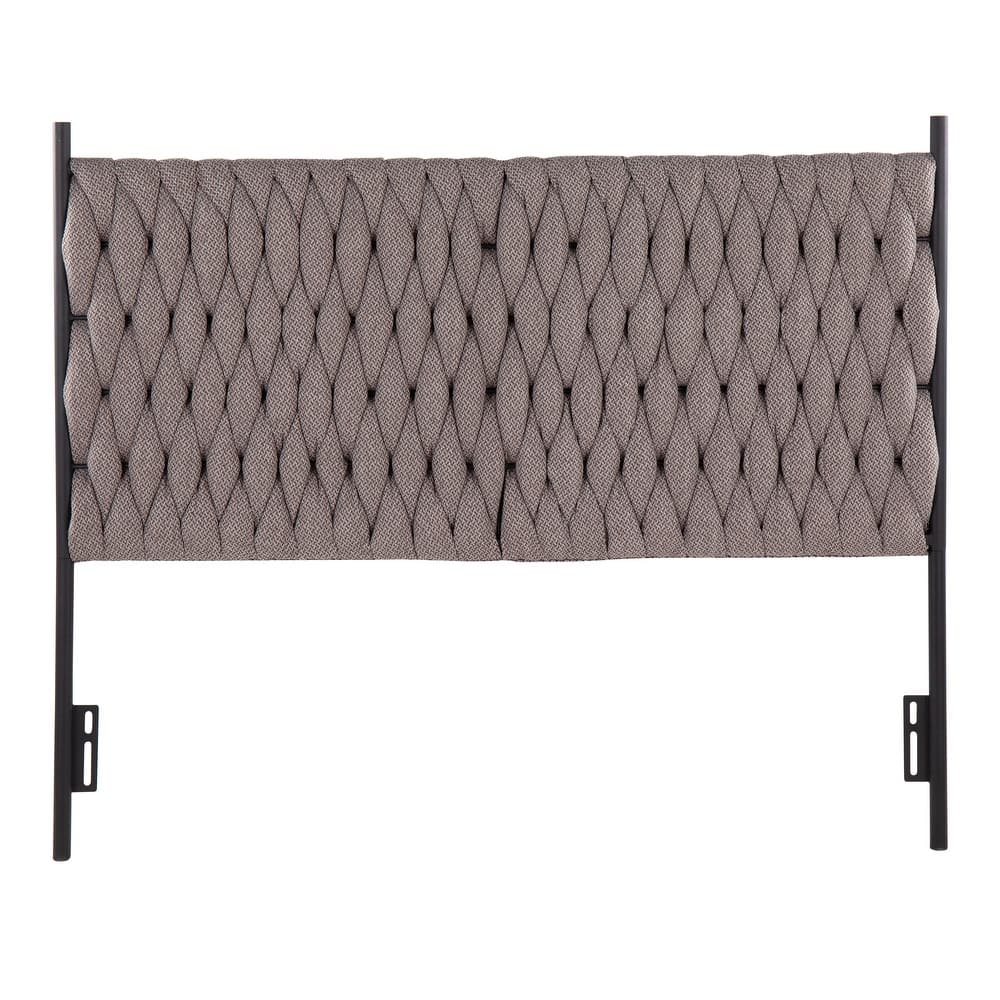 Silver Orchid Braided Matisse Queen Headboard