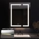 preview thumbnail 12 of 79, Modland 24"-42W x 36"H LED Medicine Cabinet Mirror with USB Charging,5x Makeup Mirror